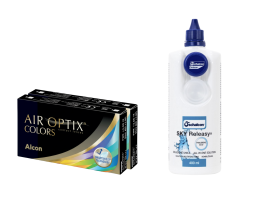 Air Optix Colors (2x2 lenti) + Sky Releasy 400 ml