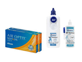 Air Optix Night&Day (2x3 lenti) + Sky Releasy 400 ml + Sky Releasy 150 ml