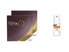 Dailies Total 1 (2x90 lenti) + Nebuvis Occhi Irritati