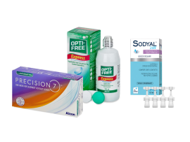 Precision7 Astigmatism (12 lenti) + OptiFree Express 355ml + Sodyal 24H