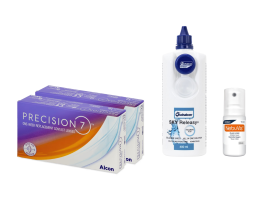 Precision7 Sferiche (2x12 lenti) + Sky Releasy 400 ml + Nebuvis Occhi Irritati