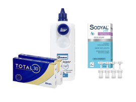 Total30 Sferiche (2x3 lenti) + Sky Releasy 400 ml + Sodyal 24H